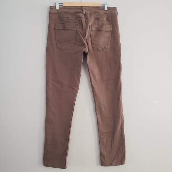 BRODY Slim Straight Leg Brown Jeans Jackson Stretch Pants 30 - Picture 2 of 5